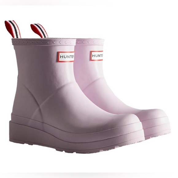 Hunter Shoes - Hunter Women's Lilac Purple Waterproof Short Rain Boots